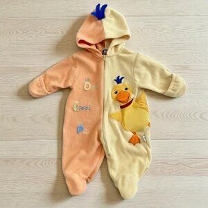 Baby Einstein Colourblock Fleece Coverall 6 Months